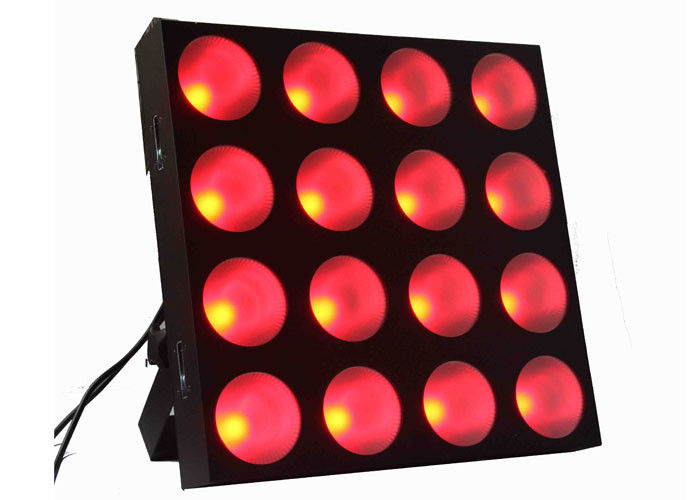O equipamento de iluminação mais cego conduzido do DJ da fase do disco da matriz, Dmx conduziu luzes da fase 4 x 4 30w Rgb 3 em 1