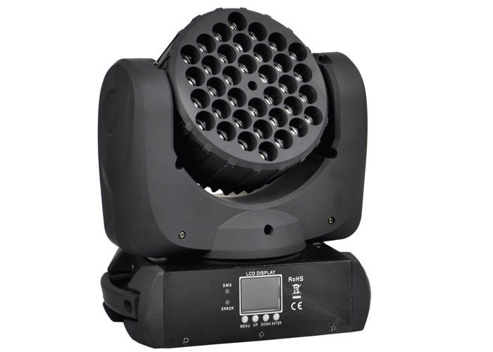 A luz principal movente do diodo emissor de luz do controle sadio, lavagem do feixe de RGBW conduziu luzes 36 x 3 W