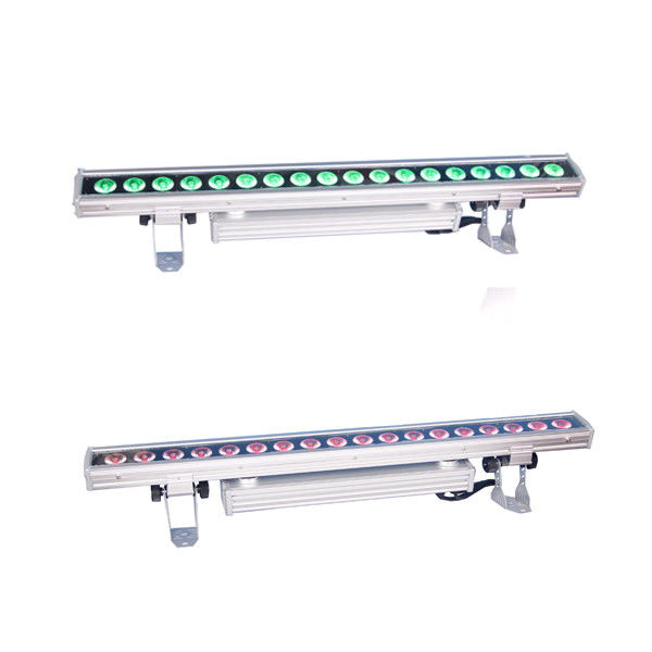 18pcs 15w conduziu a luz 9 Ch IP65 DMX512 da arruela da parede para a decoração exterior da iluminação
