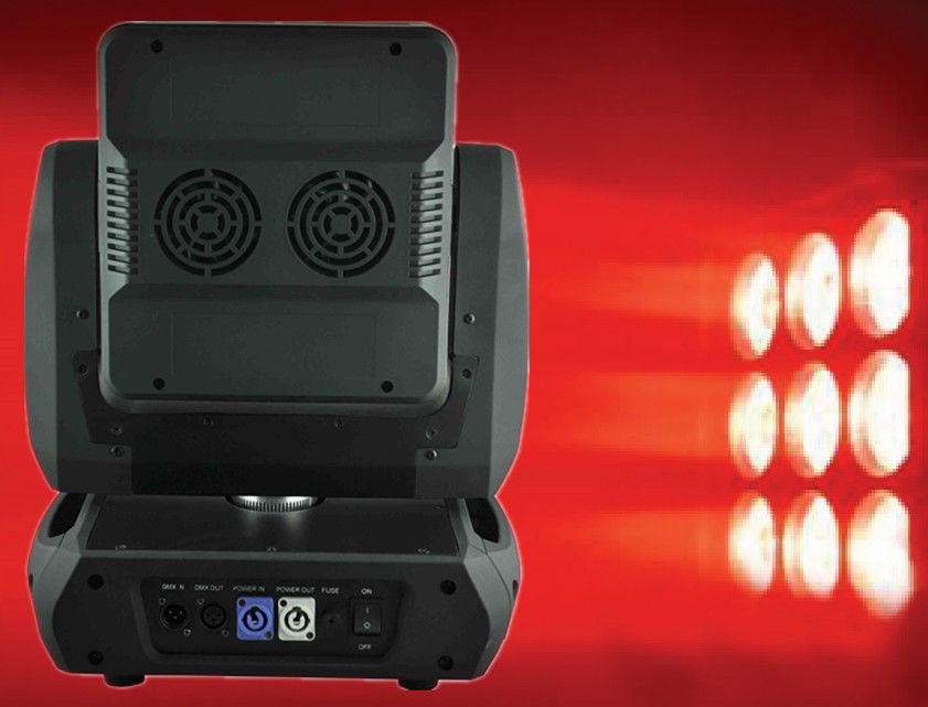 Forme a clube o mini diodo emissor de luz a luz principal movente 9pcs 10w Rgbw DJ lâmpada principal movente