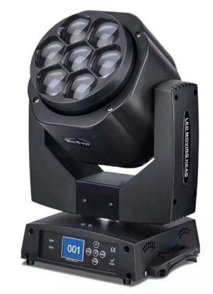 A lavagem Osram do feixe dos olhos 7 X 15w Rgbw 4in1 da abelha conduziu as luzes da mostra da fase que movem a cabeça