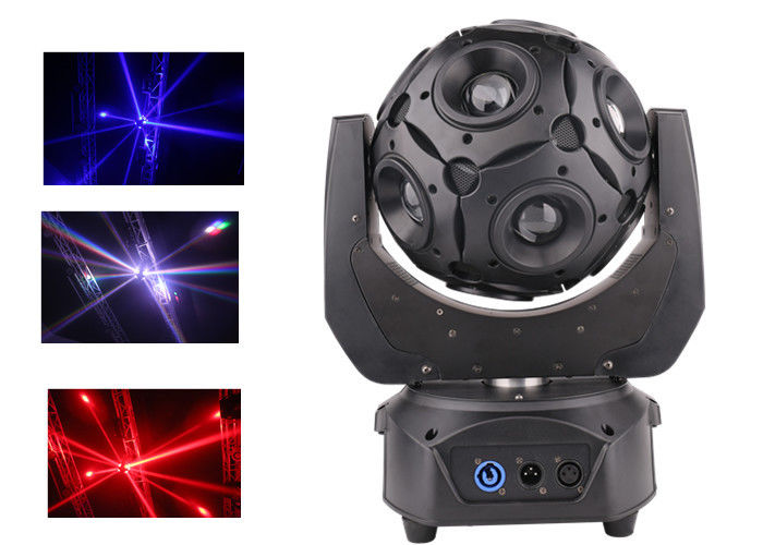 A cabeça movente DJ do futebol encena o efeito 50 da cor completa dos grânulos dos PCes das luzes 200W 10/60Hz