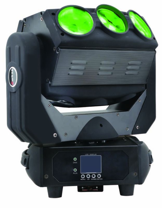 9 x 15 luz principal movente 4 do diodo emissor de luz de W RGBW em 1 efeito do feixe que escurece luzes fantasmas