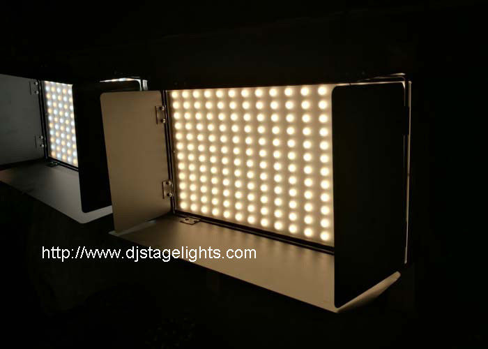 economia de energia video do painel da lâmpada do estúdio do diodo emissor de luz das cores de 110w 3000k-6500k Dmx dois