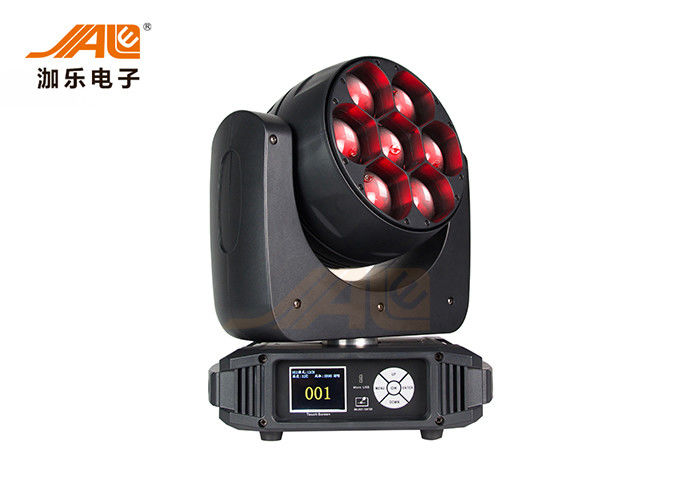 7*40W a fase movente do diodo emissor de luz do zumbido RGBW ilumina a rotação 350°