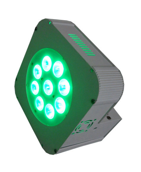 O rádio da bateria operou das latas sem fio 9pcs da paridade do diodo emissor de luz da cor completa a luz lisa da paridade do diodo emissor de luz