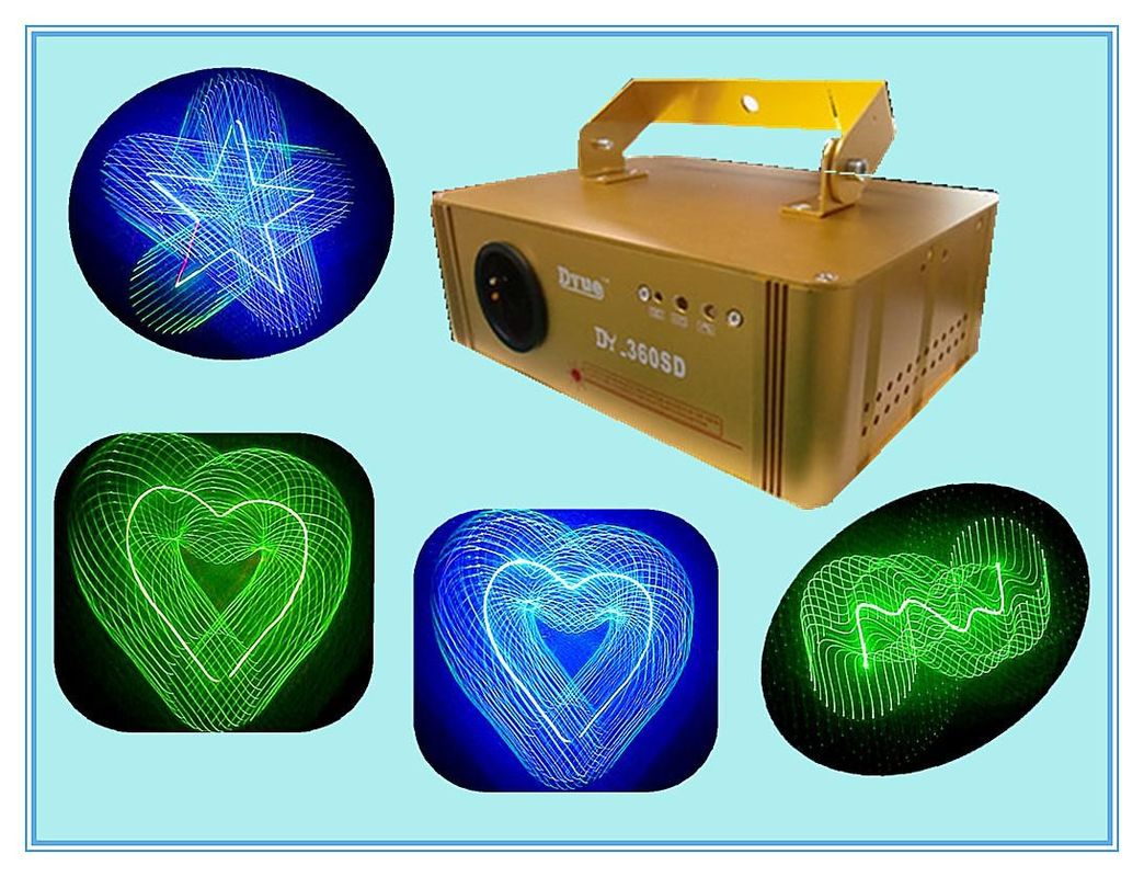 equipamento da fase da decoração do evento da luz da fase do laser do efeito 3D e dispositivos elétricos de iluminação