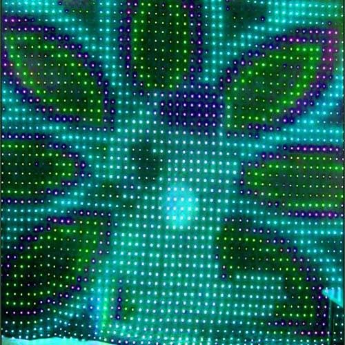 O pano à prova de fogo Rgb 3 de veludo em 1 conduziu o contexto da cortina da visão da animação da fase interno/exterior