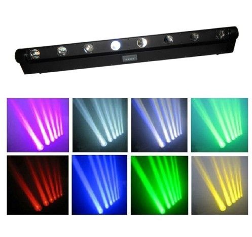 8 luzes principais moventes conduzidas da luz/disco do feixe dos olhos 10w Rgbw 4in1 ou para a mostra da fase