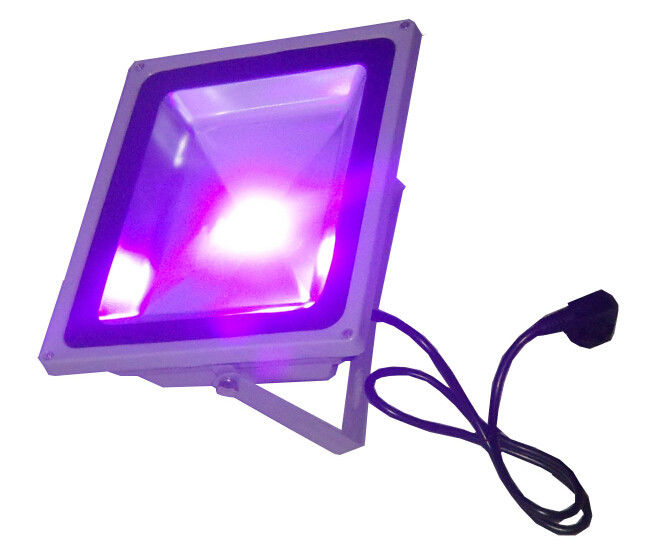 Luzes de inundação 10w/20w/30w/40w/50w conduzidas exteriores UV do projector para a fase