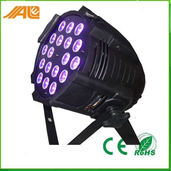 A paridade nova pode iluminar a luz conduzida 6in1 uv da fase do disco da paridade de 18pcs 15w Rgbwa/a luz paridade de Dmx