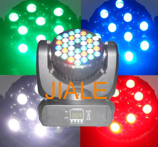 A fase principal movente conduzida do feixe de Sharpy ilumina 36 x 3w Rgbw DMX512