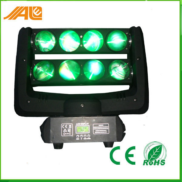 Encene o efeito principal movente claro conduzido Rgbw DMX 512 do feixe da aranha 10w