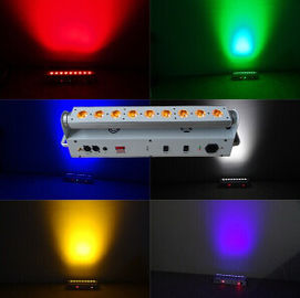 9x18w 6 In1 uv conduziu as latas conduzidas a pilhas leves 6CH/10CH da paridade da fase