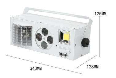 Lanterna elétrica colorida AC100 do estroboscópio do laser do efeito 4 in1 - 240V 40W